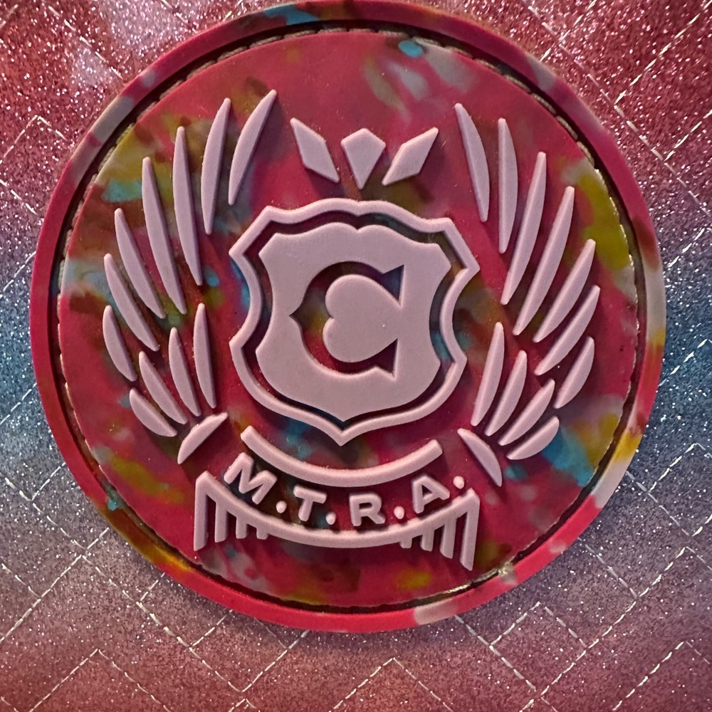 Consuela Pink and Blue Gradient Tote - Picture 2 of 15